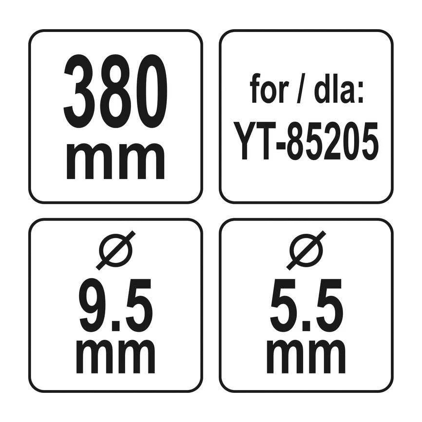 Toya Sa Poland YATO aidanleikkuuterä 38 cm – 2