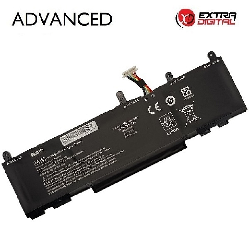 Аккумулятор для ноутбука HP WP03XL, 4150mAh, Extra Digital Advanced