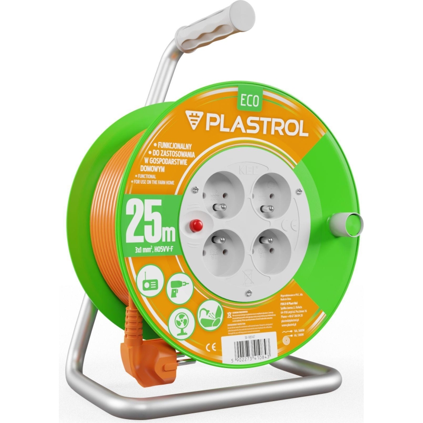 Plastrol Drum Extension Cord eco – 2