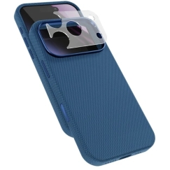 Epico SolidWoven Pro Mag+ Case for iPhone 17 Pro/18 Pro (compatible with Qi2 and MagSafe) - Blue