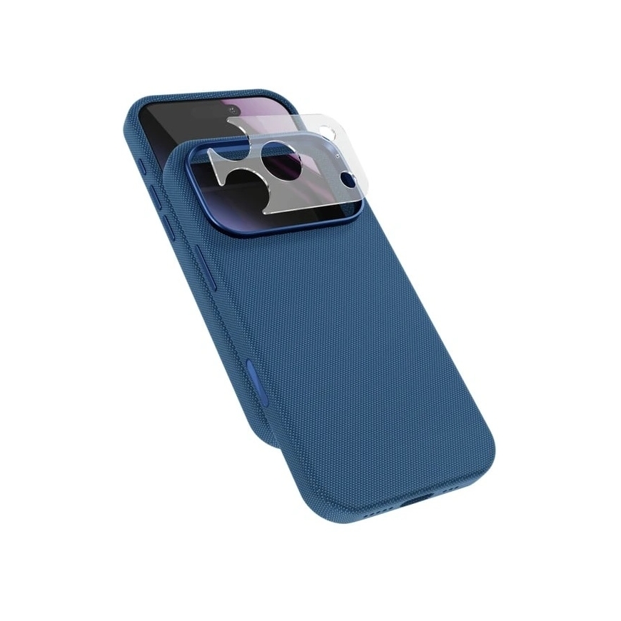 Epico SolidWoven Pro Mag+ Case for iPhone 17 Pro/18 Pro (compatible with Qi2 and MagSafe) - Blue