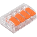 Plastrol 50 gabalu ātro savienojumu komplekts ar svirām visiem vadu veidiem: sz-4d 32A 450V elastīgais vads 0,2–1,5 mm² stingrai