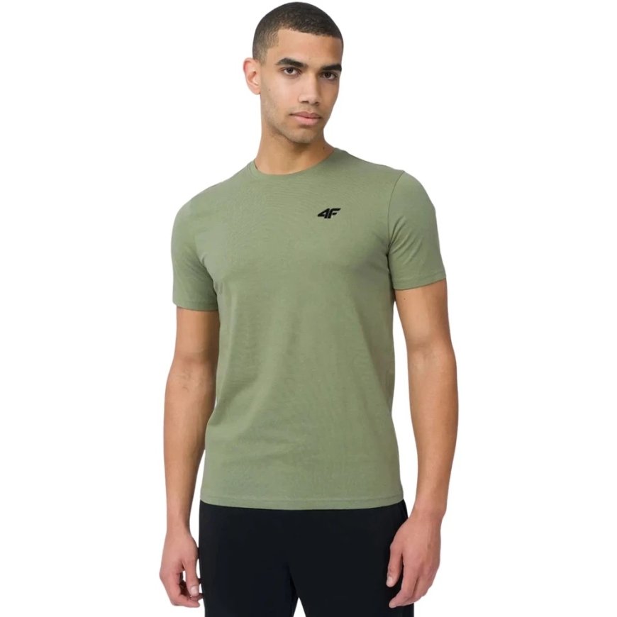 Vyriški marškinėliai 4F M4480 žalia, ruda, bordinė 4FWSS26TTSHM4480 90S (3XL) – 2