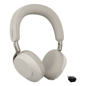 Jabra Evolve3 75 UC + Link 390c Austiņas Bezvadu Zvani / mūzika USB Veids-C Bluetooth Pelēks