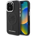 Karl Lagerfeld "MagSafe" case with initials and metal logo for "iPhone 16 Pro" – Black Karl Lagerfeld "MagSafe" case with initials and metal logo for "iPhone 16 Pro" – Black