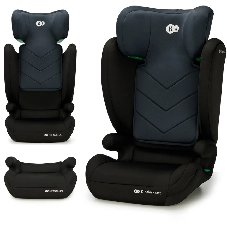 KINDERKRAFT автомобильное кресло I-SPARK 2 PLUS I-SIZE, 100-150 см, черный, KCISPA02BLKPL00