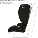KINDERKRAFT I-SPARK 2 PLUS I-SIZE -autotuki, 100-150 cm, Musta, KCISPA02BLKPL00 KINDERKRAFT I-SPARK 2 PLUS I-SIZE -autotuki, 100-150 cm, Musta, KCISPA02BLKPL00