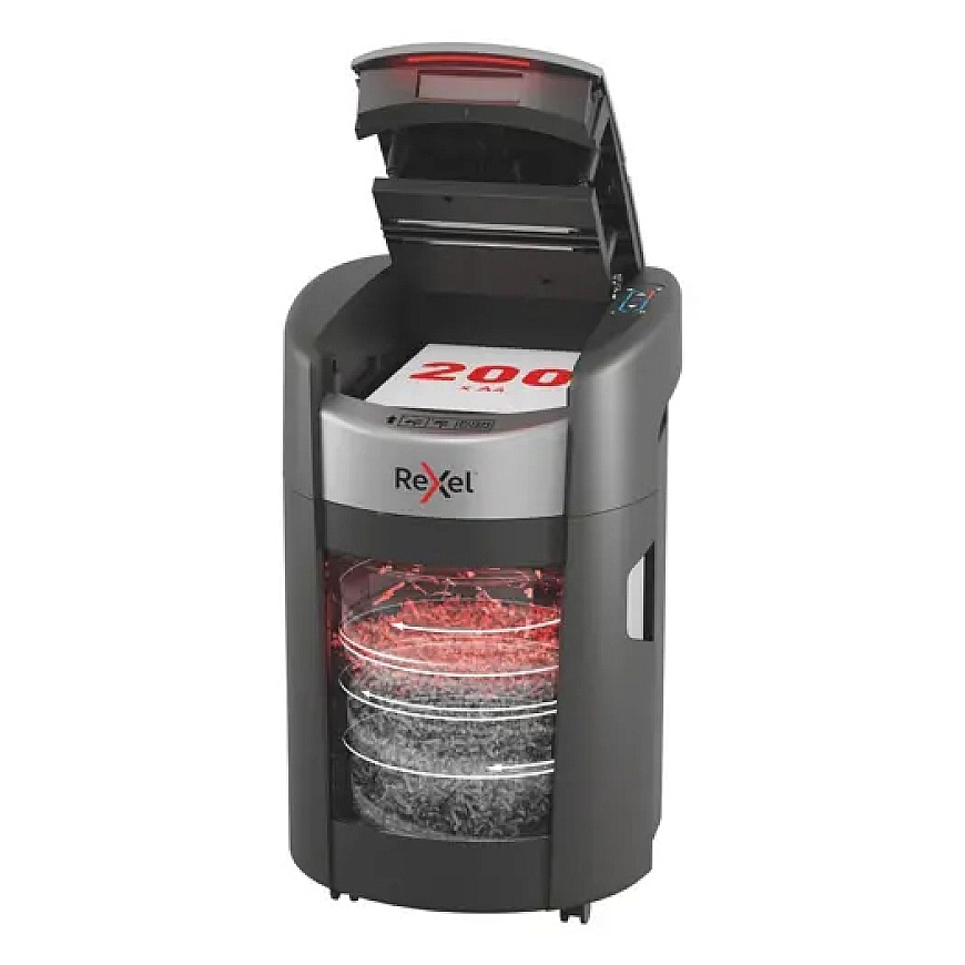 Rexel 2025200MEU paberihunt Micro-cut tüüpi purustaja 55 dB 22,5 cm Must