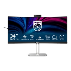 Philips 6000 series 34B2U6603CH/00 monitori 86,4 cm (34") 3440 x 1440 pikseļi Wide Quad HD LCD Pelēks