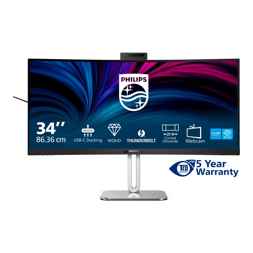 Philips 6000 series 34B2U6603CH/00 monitori 86,4 cm (34") 3440 x 1440 pikseļi Wide Quad HD LCD Pelēk – 3