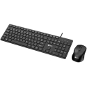 CM Storm Klaviatūra ir pelė CMStorm C-TECH Klaviatūra KBM-108, su laidu komplektas combo su myszą, multimedialna, USB, CZ/SK (KB