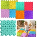 Dėlionė Lean Toys Sensorinis takas 24,5 cm 10 vnt. Dėlionė Lean Toys Sensorinis takas 24,5 cm 10 vnt.