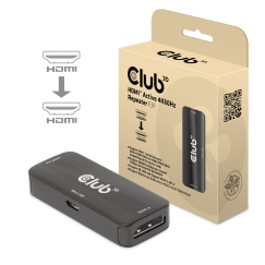 CLUB3D CAC-1307 AV-signaalin jatkaja AV-toistin Musta