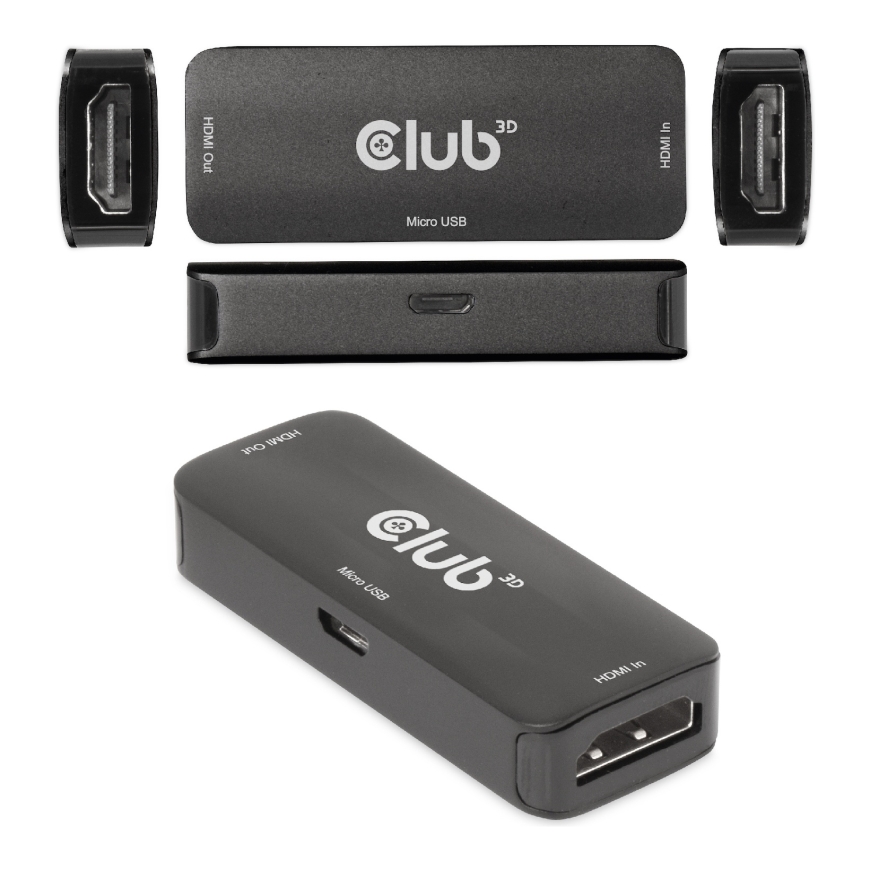 CLUB3D HDMI Active 4K60Hz Repeater F/F – 2