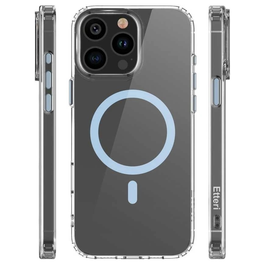 Чехол Etteri Color Mag для iPhone 12 / 12 Pro 6,1" светло-голубой – 2