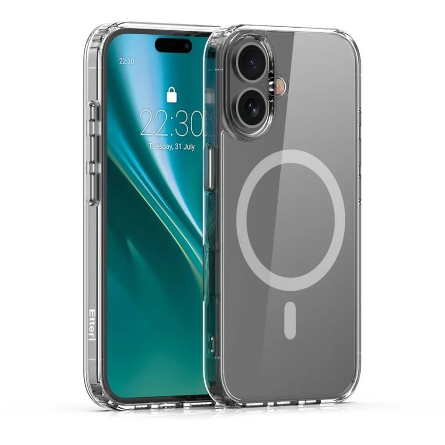Etteri Color Mag -kotelo iPhone 16 Plus 6,7" harmaa