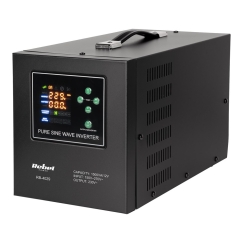 Rebel POWER-1500-LFP4 emergency power supply – a pure sine wave inverter with a 12V charging function, 230V, 1500VA/1050W