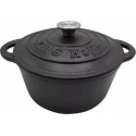 King Hoff Pot Pot with Lid, Cast Iron, 22 cm Diameter, 2.4 l, "Kinghoff" King Hoff Pot Pot with Lid, Cast Iron, 22 cm Diameter, 2.4 l, "Kinghoff"