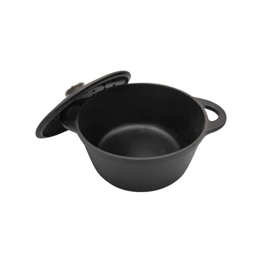 King Hoff Kattila Kattila kannen kanssa, valurautainen, 22 cm halkaisijaltaan, 2,4 l, "Kinghoff" – 2
