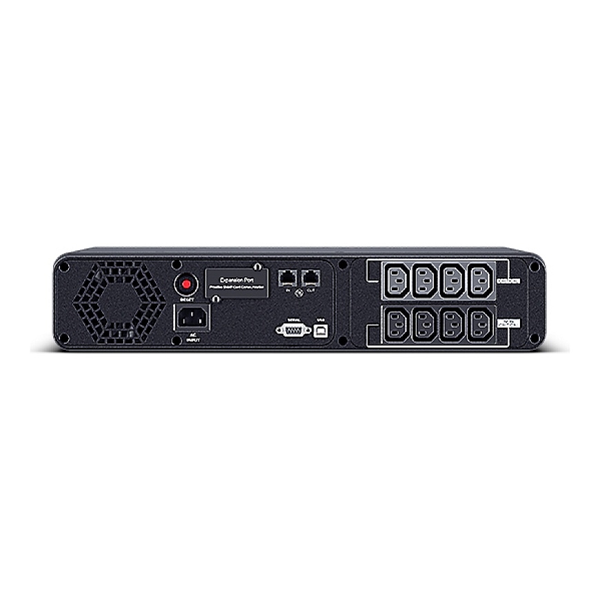CyberPower CP1200EIPFCRM2U uninterruptible power supply (UPS) Line-Interactive 1.2 kVA 720 W 8 AC ou – 3