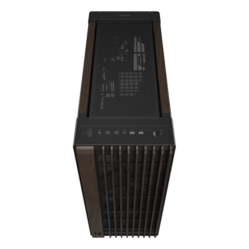 ASUS ProArt PA602 Wood Edition Modern Black - Metal Panel Midi Tower Musta, Puu – 5