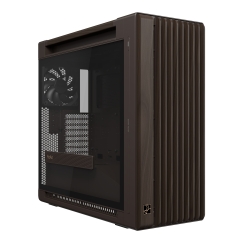 ASUS ProArt PA602 Wood Edition Retro Brown - Tempered Glass Panel Midi Tower