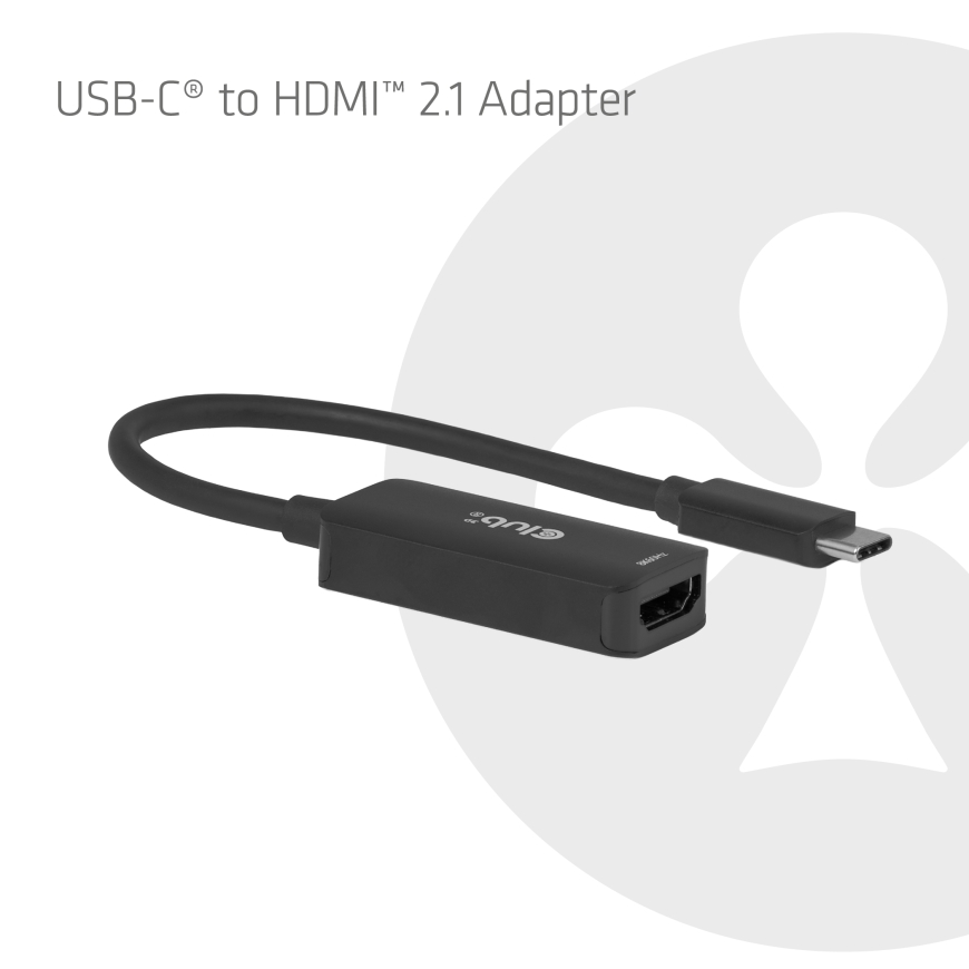 CLUB3D CAC-2505 видео кабель адаптер 0,12 m USB Type-C HDMI + USB Черный – 2