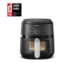 Philips 2000 series NA221/00 fryer Single 4.2 L Stand-alone 1500 W Hot air fryer Black, Silver