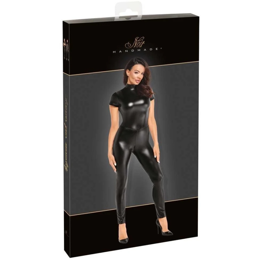 Noir Lace-up Jumpsuit XL