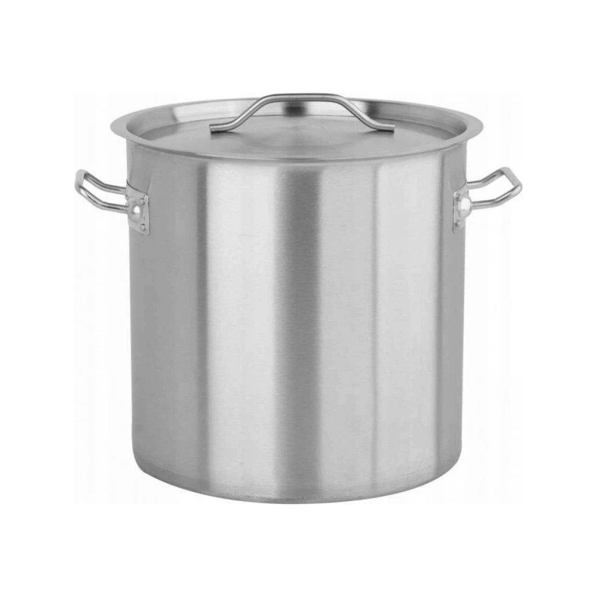 Toya Sa Poland 36 l stainless steel high pot with lid, for soups