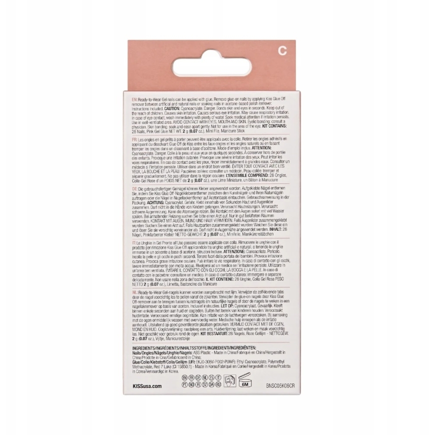KISS ltd KISS Nails Bare-But-Better BN18& – 2
