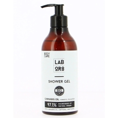 LABOR8 Hemp Luonnolliset Ainesosat Kosteuttava Ja Hydratoiva Suihkushampoo, 380 ml