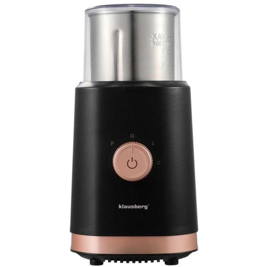 Electric Grinder 2 in one electric coffee and spice mill, black, Klausberg, KB-7992 – 2