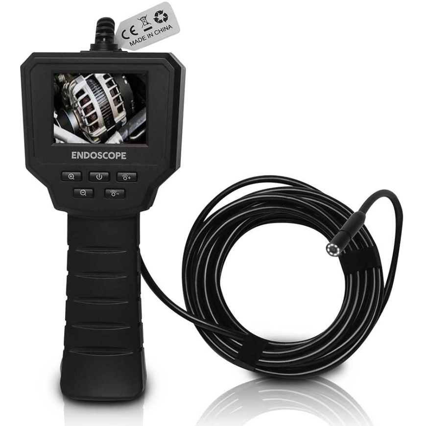 Lamex LTC 5 m endoskoopiline kontrollkaamera LCD-ekraaniga IP67