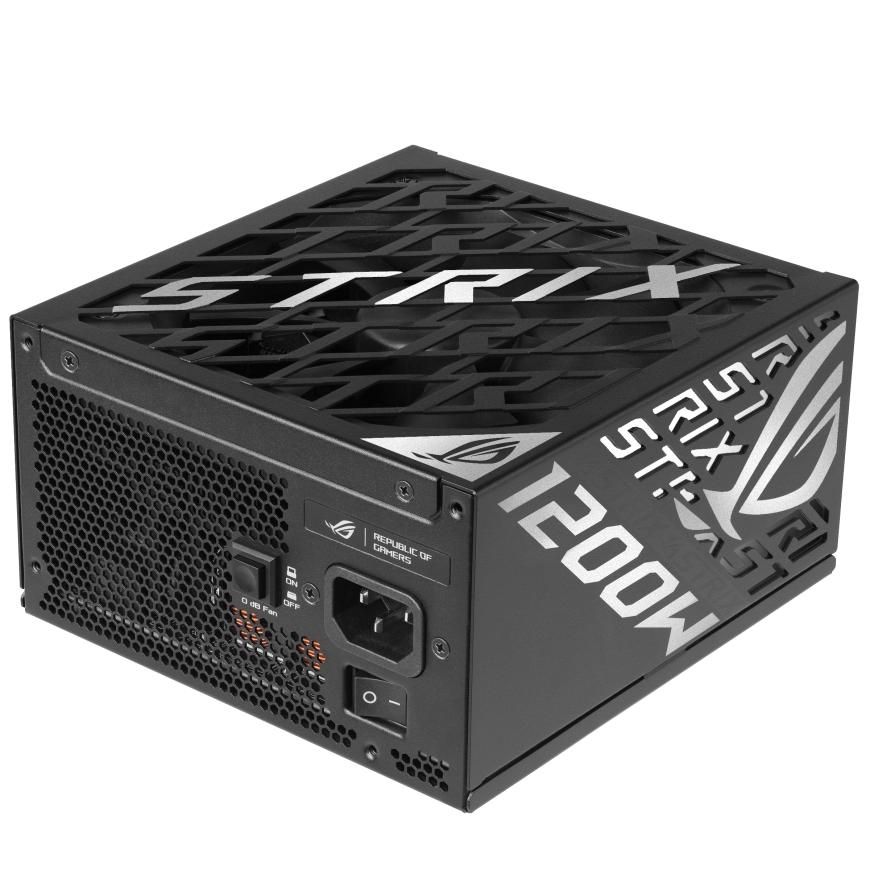 ASUS ROG -STRIX-1200P-GAMING-E maitinimo blokas 1200 W 20+4 pin ATX ATX Juoda, Multi spalvos – 3
