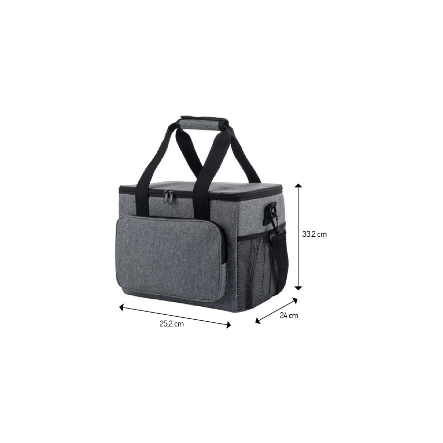 Adler AD 4541 Thermal Bag 20 l, insulated with 5 mm foam, external pockets, zipper – 4