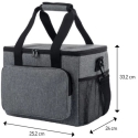 Adler AD 4541 Thermal Bag 20 l, insulated with 5 mm foam, external pockets, zipper Adler AD 4541 Thermal Bag 20 l, insulated with 5 mm foam, external pockets, zipper