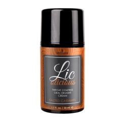 Sensuva - Lic-o-licious Oral Delight Kreminis Salted Caramel 50 ml