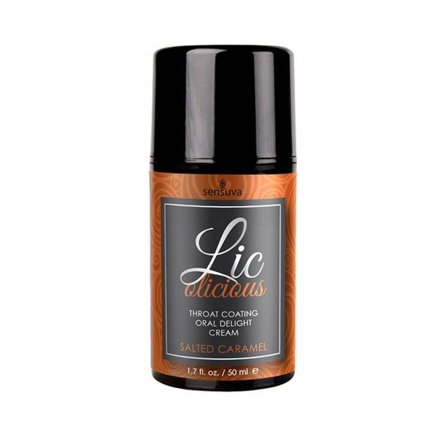 Sensuva - Lic-o-licious Oral Delight Kreminis Salted Caramel 50 ml