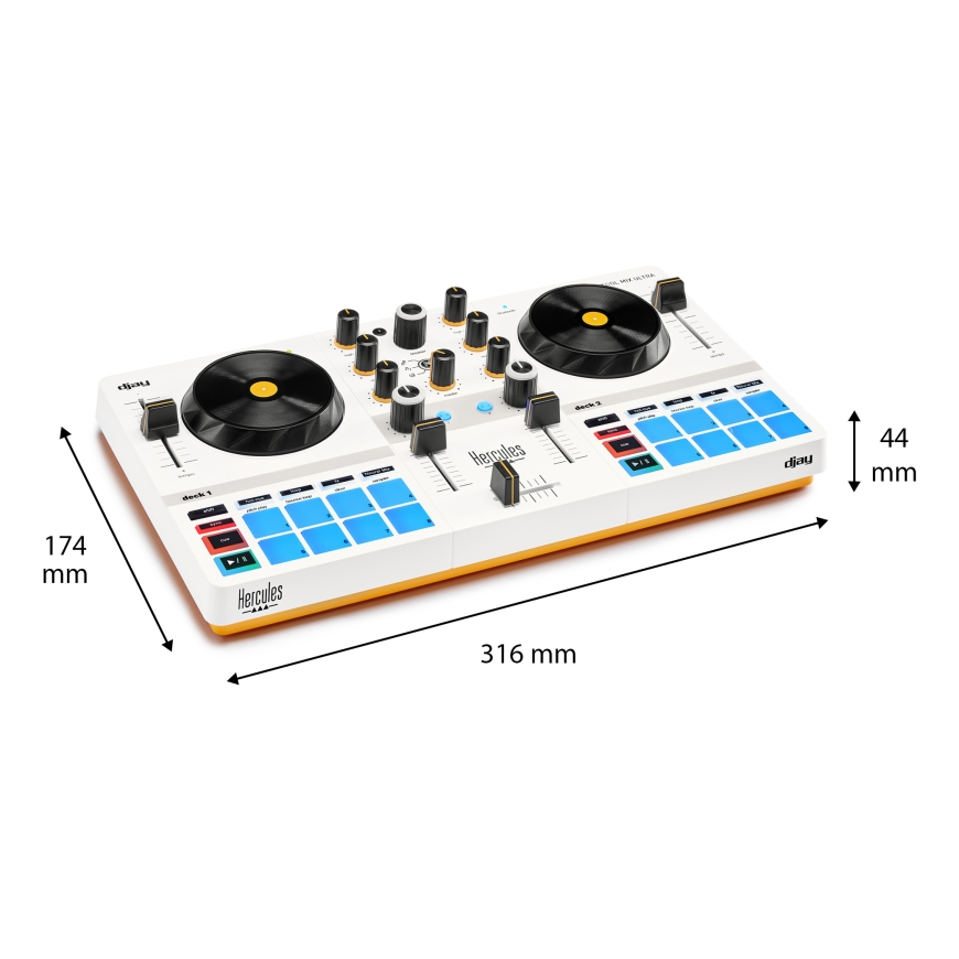 Hercules DJControl Mix Ultra White – 4