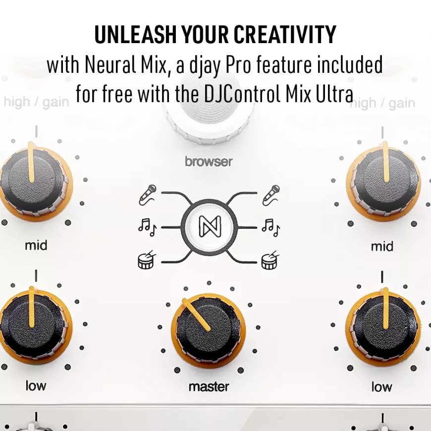 Hercules DJControl Mix Ultra Valge – 5