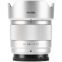 Объектив - Viltrox AF 25 мм F/1.7 Fuji X серебристый Объектив - Viltrox AF 25 мм F/1.7 Fuji X серебристый