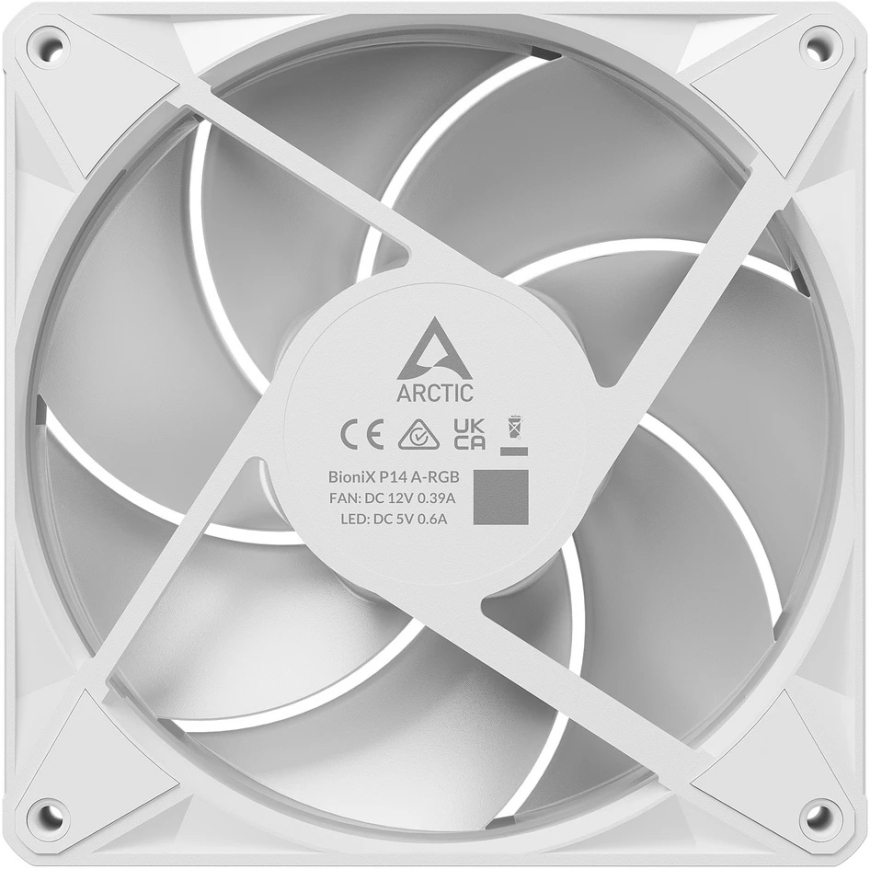Arctic BioniX P14 A-RGB 140mm Case Fan White – 5
