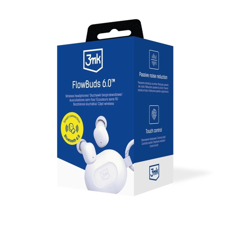 Аксессуары 3Mk для наушников - 3mk FlowBuds 6.0 Белый – 4