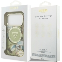 Guess IML Glitter Flowers Triangle MagSafe Case for iPhone 18 Pro Max / 17 Pro Max Green Guess IML Glitter Flowers Triangle MagSafe Case for iPhone 18 Pro Max / 17 Pro Max Green