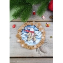 Beldizart izšūšana uz koka pamatnes miniatūra. Uz upes ledus 11x12 cm SO-134 Beldizart izšūšana uz koka pamatnes miniatūra. Uz upes ledus 11x12 cm SO-134
