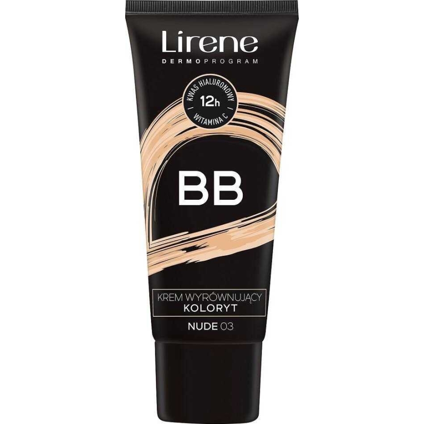 Lirene BB KREM WYRÓWNUJĄCY KOLORYT 03 Nude, 30 ml – 2