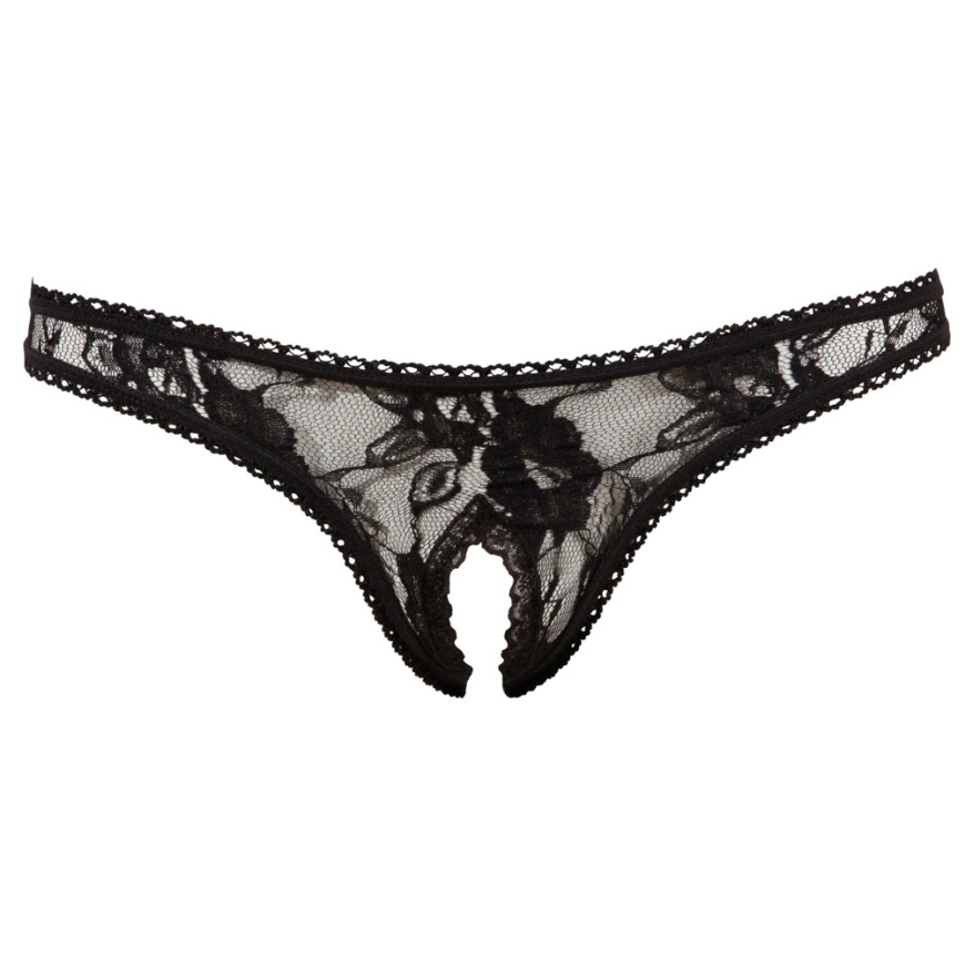 Cottelli Bez krokām String melns L – 3