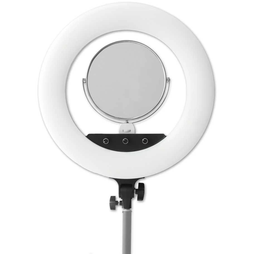 Apgaismojuma iekārta - Caruba RGB Apaļais Vlogger 18" LED komplekts 9800 Lūmeni Rozā