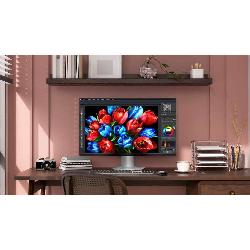 TCL 25G54 monitori 63,5 cm (25") 1920 x 1080 pikseļi Full HD QLED Balts – 2